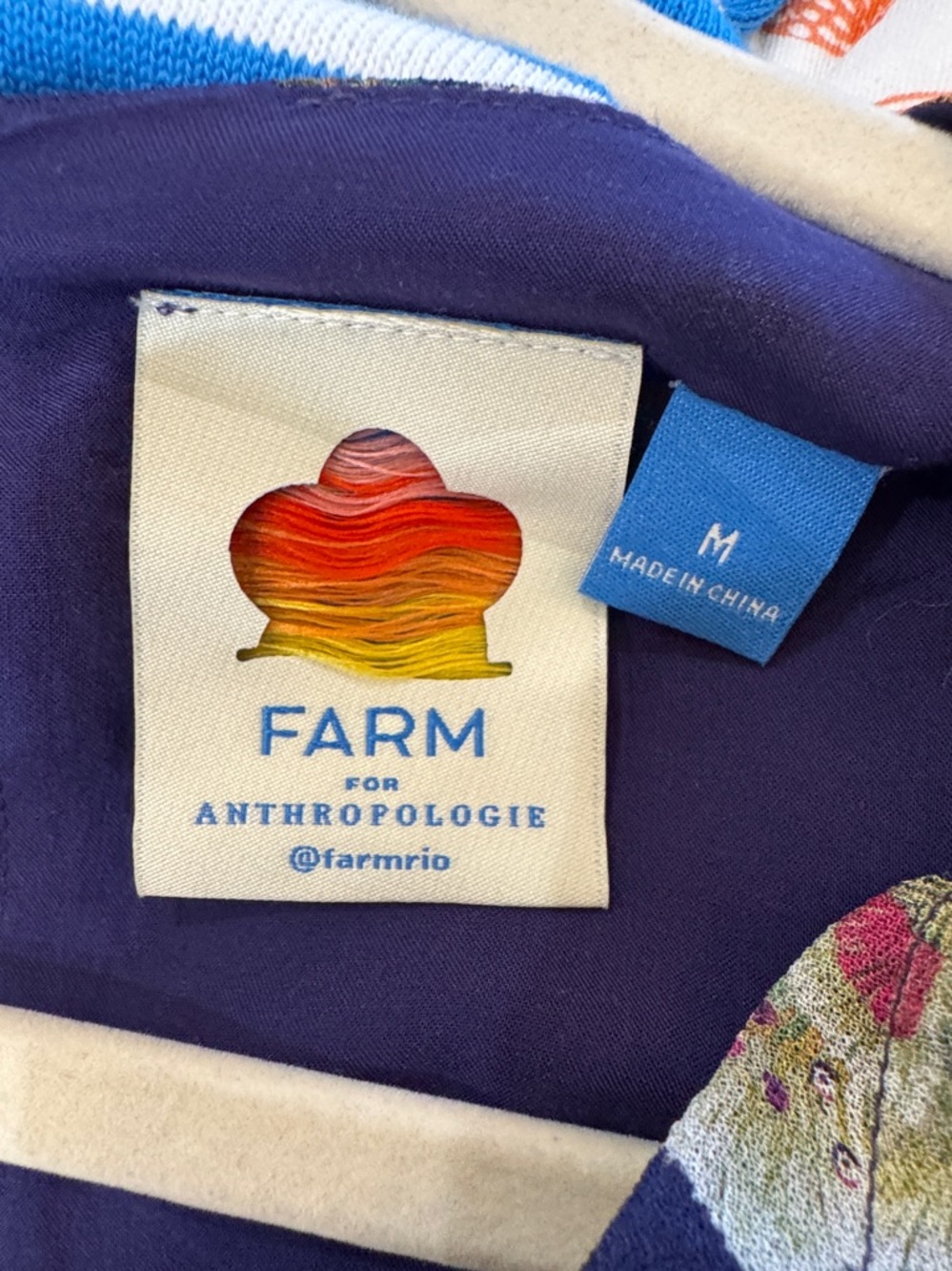 Farm Rio x Anthropologie Ruffle Sleeve V-Neck Ruffle Top - Picture 7 of 9